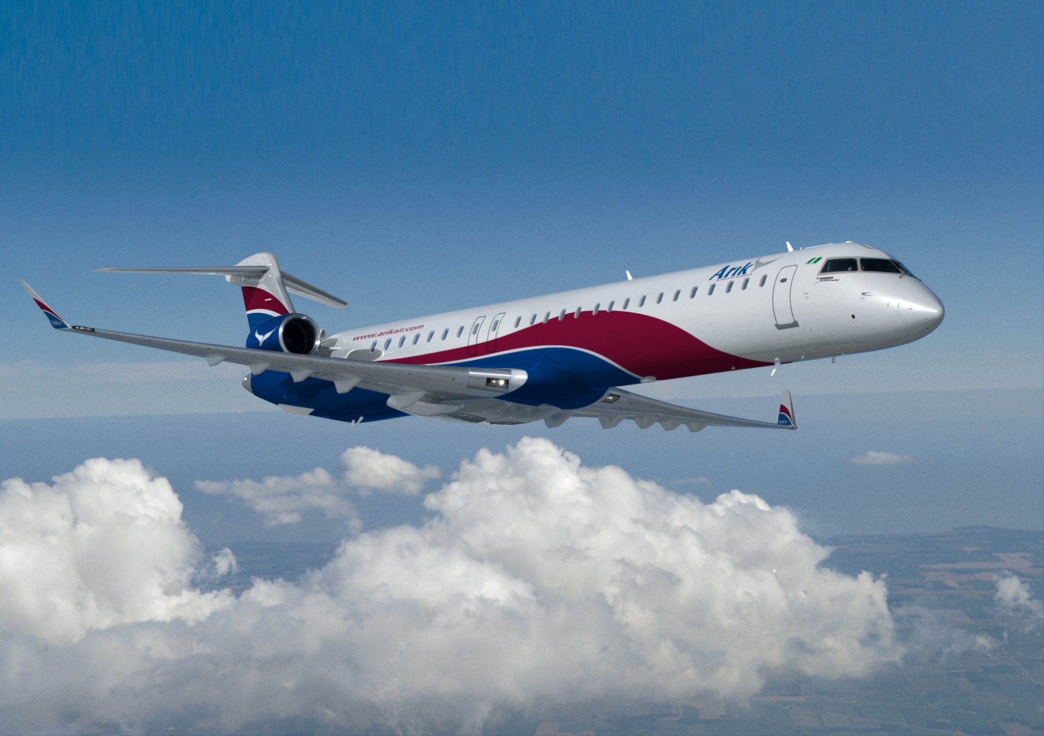 What is the average in-flight time of Arik Air local flights? The average time of an Arik Air local flights is 1 hour (i.e. 60 minutes)