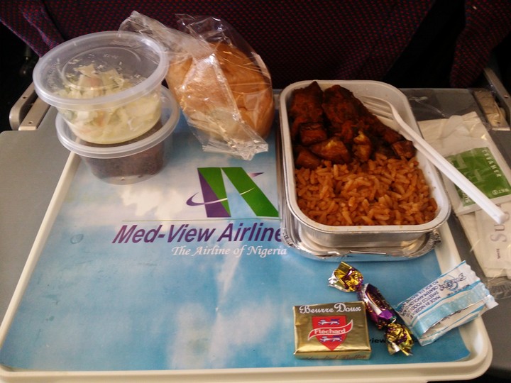 What is the in-flight meal(s) served on Med-View Airlines?  Med-View serves one of the best in-flight meals and snacks with superior customer service delicacies.